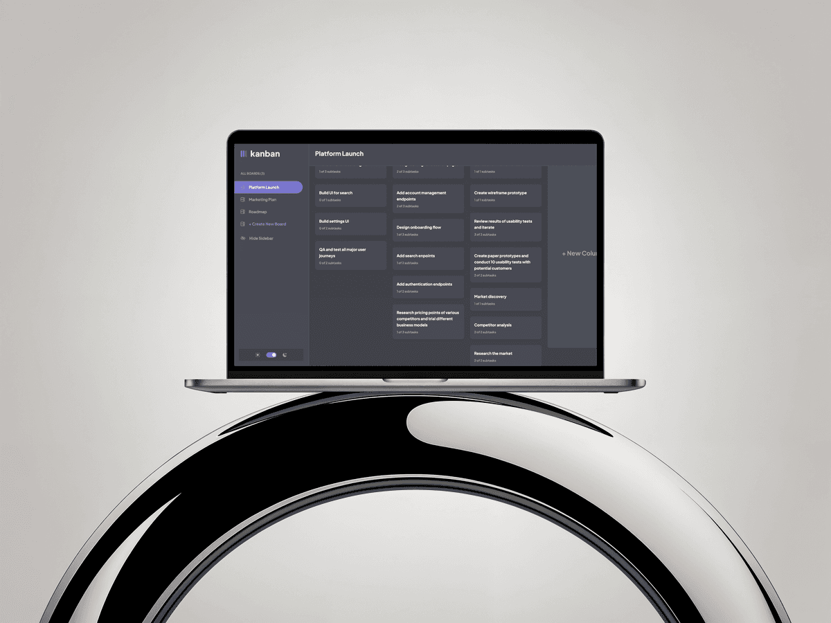Kanban Task Management Web App